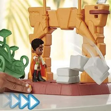 Star Wars: Young Jedi Adventures Tenoo Jedi Temple, 20-Inch-Tall Playset with Lights & Sounds, 2 Action Figures, Preschool Toys for 3 Year Old Boys & Girls & Up