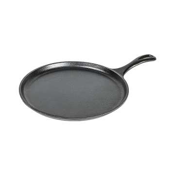Lodge Pre-Seasoned 10.5 Inch Cast Iron Round Griddle