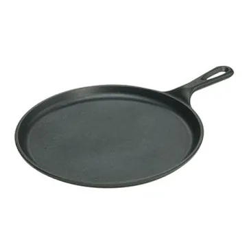 Lodge Pre-Seasoned 10.5 Inch Cast Iron Round Griddle