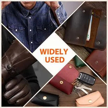 Alritz Leather Snap Fasteners Kit - 120 Metal Snaps