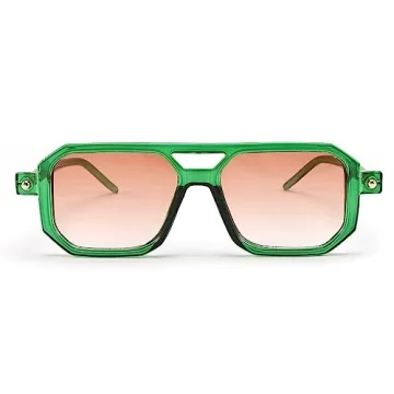 FEISEDY Vintage 70s Aviator Sunglasses UV400 Protection