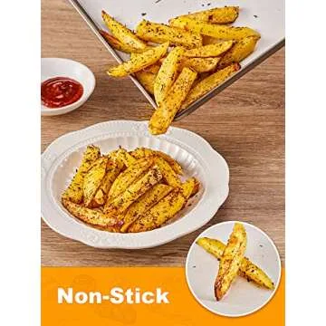 SMARTAKE Parchment Paper 200 Pcs Non-Stick Baking Sheets