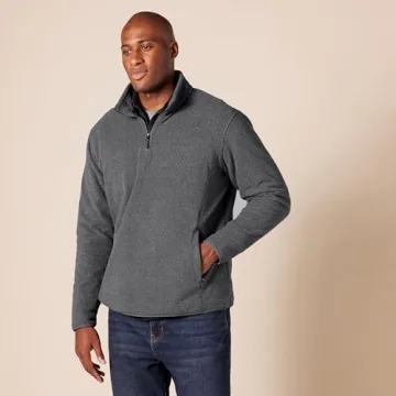 Warm and Stylish Amazon Essentials Quarter-Zip Fleece Jacket