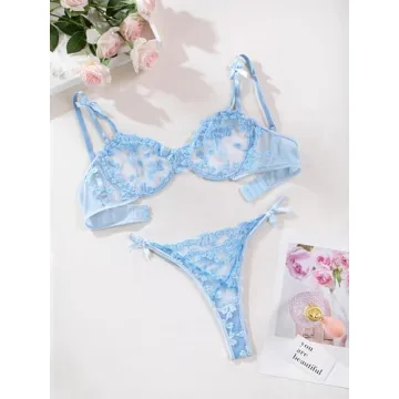 Lilosy Sexy Cute Underwire Lingerie Set for Women