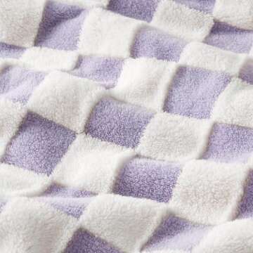 Lesure Donut Small Dog Bed with Waterproof Puppy Blanket - Round Cat Beds for Indoor Cats Calming Pet Beds 20 inch with Washable Double Sided Dog Blankets 25x35 inch