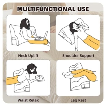 UUluhao Triangular Headboard Pillow for Comfort and Support