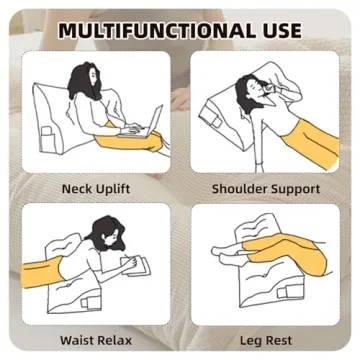 UUluhao Triangular Headboard Pillow for Comfort and Support