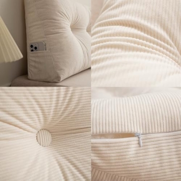 UUluhao Triangular Headboard Pillow for Comfort and Support
