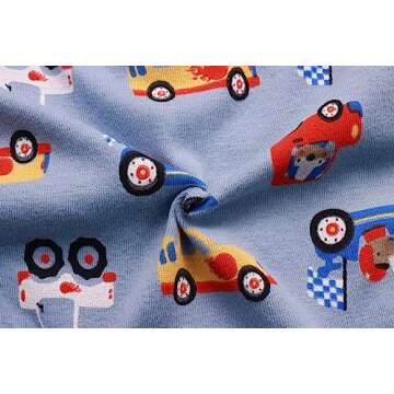 Boys Briefs Dinosaur Truck Shark Baby Soft Cotton Toddler Underwear 2-3yrs Multicolor…