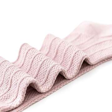 Adorable Knee High Baby Socks for Girls - Ruffled Design