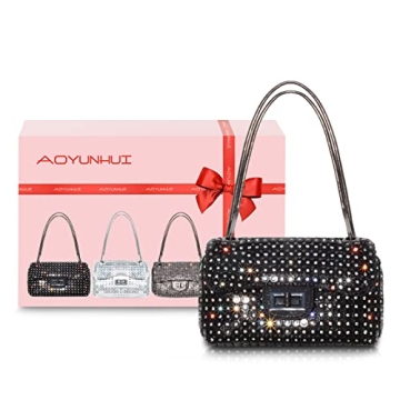 Stylish AOYUNHUI Rhinestone Handbag for Women