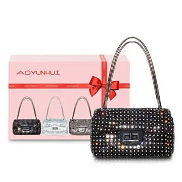 Stylish AOYUNHUI Rhinestone Handbag for Women
