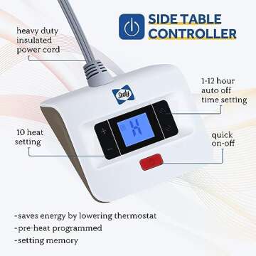 Sealy Electric Blanket Twin Size, Soft Sherpa Heated Blanket Single Control with 10 Heating Levels & 1 to 12 Hours Auto-Off Settings Over-Heated Protection 62"x84" Machine Washable, Charcoal