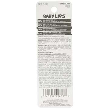 Maybelline New York Baby Lips Crystal Lip Balm, Crystal Kiss, 0.15 Ounce