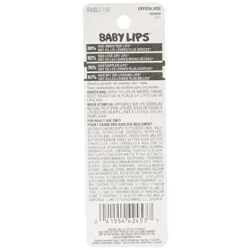 Maybelline New York Baby Lips Crystal Lip Balm, Crystal Kiss, 0.15 Ounce