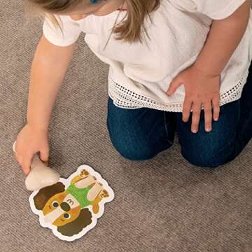 Peaceable Kingdom Get Up for Pup Skills Builder Game for Toddlers