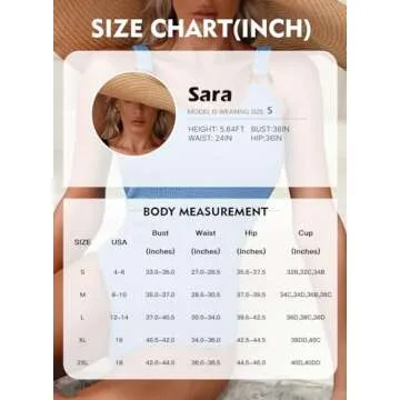 Herseas Women's Retro One Piece Swim Suit Sky Blue