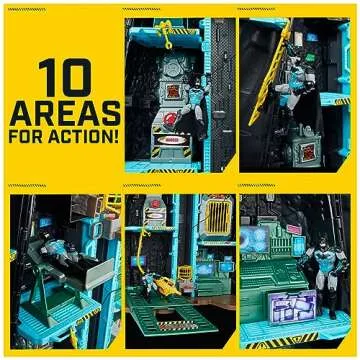 Batman, Bat-Tech Batcave, Giant Transforming Playset with Exclusive 4” Batman Figure and Accessories, Kids Toys for Boys Aged 4 and Up
