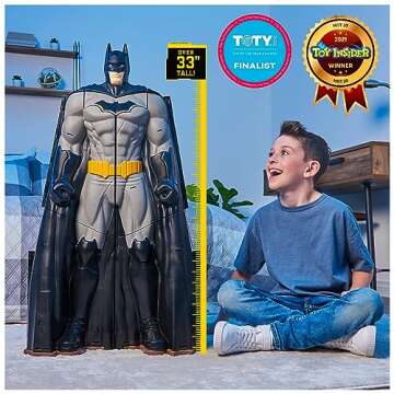 Batman, Bat-Tech Batcave, Giant Transforming Playset with Exclusive 4” Batman Figure and Accessories, Kids Toys for Boys Aged 4 and Up
