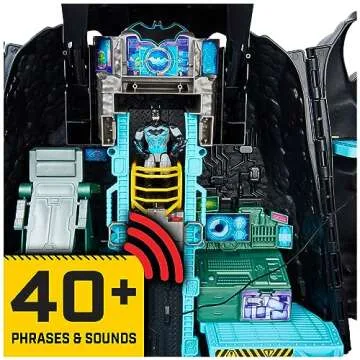 Batman, Bat-Tech Batcave, Giant Transforming Playset with Exclusive 4” Batman Figure and Accessories, Kids Toys for Boys Aged 4 and Up