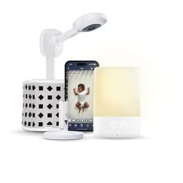 Nanit Superior Sleep Set - Includes Newborn Baby Essentials Pro Camera with Wall Mount, Travel Stand...