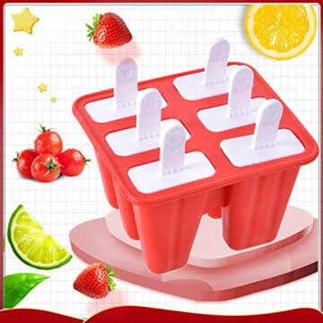 Silicone Popsicle Molds for Delicious DIY Treats