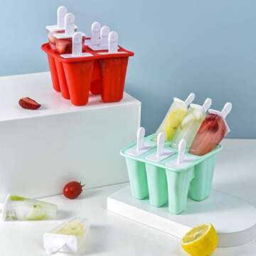 Silicone Popsicle Molds for Delicious DIY Treats