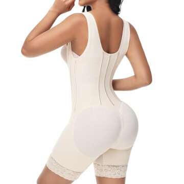 M MYODRESS Fajas Colombianas Tummy Tuck Compression Garment Stage 3 Butt Lifting Postpartum Open Bus...