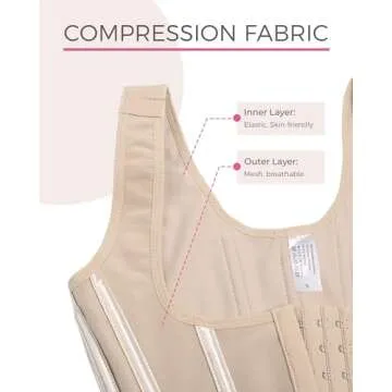 M MYODRESS Fajas Colombianas Tummy Tuck Compression Garment Stage 3 Butt Lifting Postpartum Open Bust