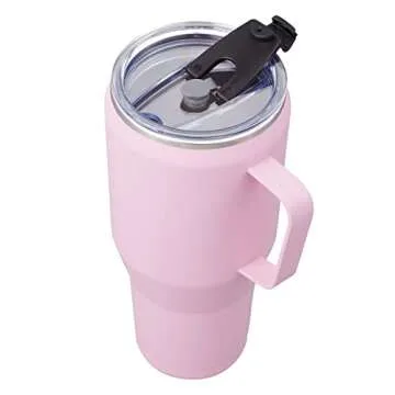 GOBATT 40oz Insulated Tumbler with Handle and Lid