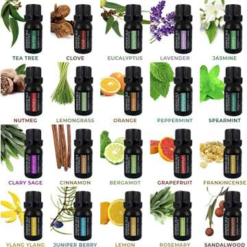 Aromatherapy Essential Oil Diffuser with Rotating Display