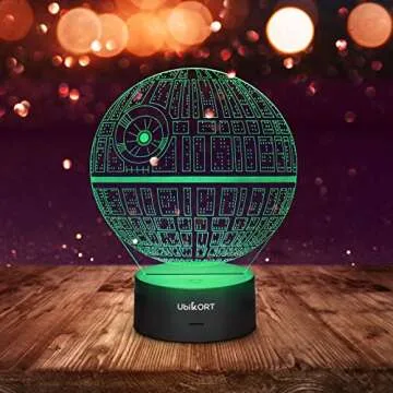 UbiKORT Death Star 3D Lamp - Perfect Star Wars Gift