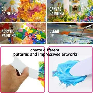 7-in-1 Paint Scraper Tools for Acrylic Painting