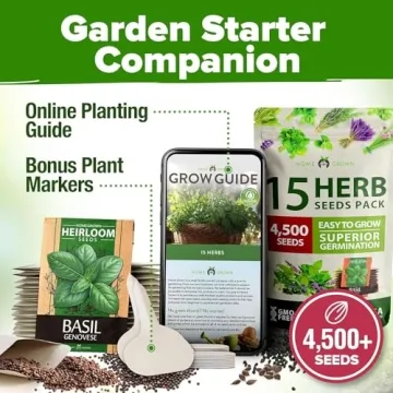 HOME GROWN Heirloom Culinary Herb Seeds for All Gardens