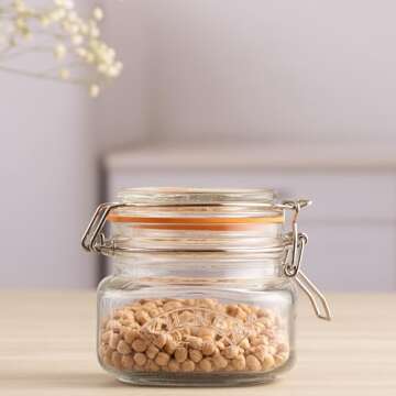 Kilner Square Swing Top Glass Jar for Stylish Storage
