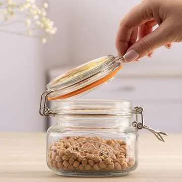 Kilner Square Swing Top Glass Jar for Stylish Storage
