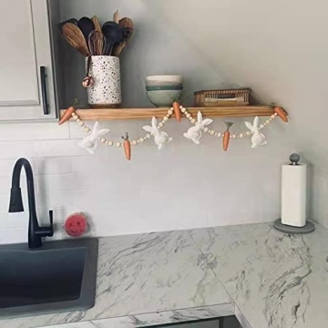 Easter Bunny Carrot Beaded Garland for Trees & Mantles