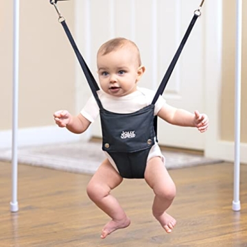 Jolly Jumper Classic Black Saddle Baby Exerciser 75 Years Trusted