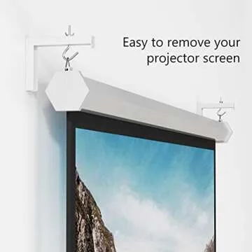 WALI Projector Screen Mount - Adjustable, Heavy-Duty Design