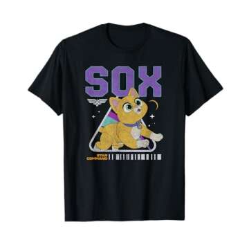 Disney Pixar Lightyear Sox Star Command Cat Poster T-Shirt