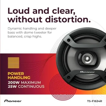 Upgrade Your Sound with PIONEER TS-F1634R Speakers