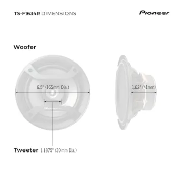 Upgrade Your Sound with PIONEER TS-F1634R Speakers