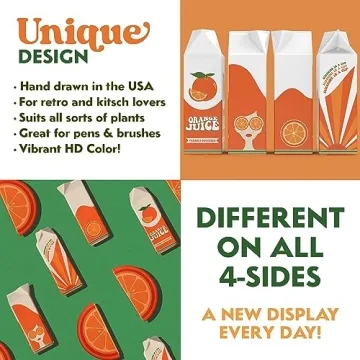 Colorful Orange Juice Vase Set for Stylish Decor