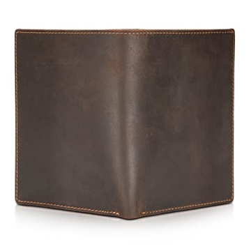 Luxury RFID Blocking Leather Passport Holder for Travelers