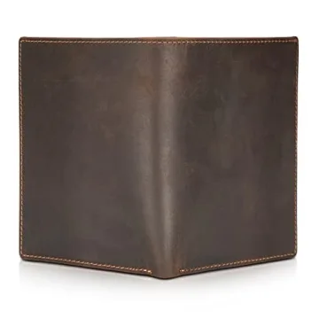 Luxury RFID Blocking Leather Passport Holder for Travelers