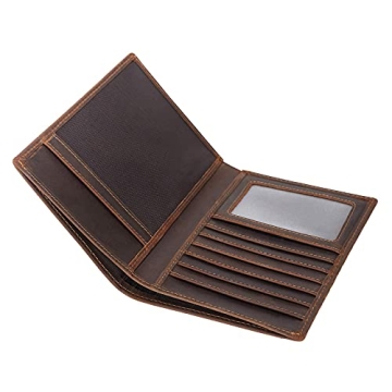 Luxury RFID Blocking Leather Passport Holder for Travelers