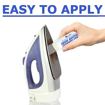 Steam Iron Bottom Cleaner Stick – Removes Build-Up Starch, Melted Fabric, Glue from Hot Iron – Eliminates Sticky Residue On Any Iron Soleplate on the Market - Easy to Use – 1 Pack
