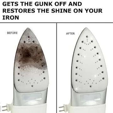 Steam Iron Bottom Cleaner Stick – Removes Build-Up Starch, Melted Fabric, Glue from Hot Iron – Eliminates Sticky Residue On Any Iron Soleplate on the Market - Easy to Use – 1 Pack