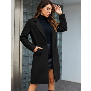 Stylish Women's Wool Blend Pea Coat for All Occasions