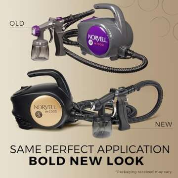 Norvell Sunless Kit - M1000 Mobile HVLP Spray Tan Airbrush Machine + 8 oz Tanning Solutions in 'Tusc...